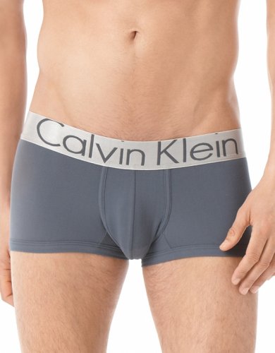 Calvin Klein Men's Underwear Steel Micro Low Rise Trunks, Mink, Small