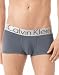 Calvin Klein Men's Underwear Steel Micro Low Rise Trunks, Mink, Large