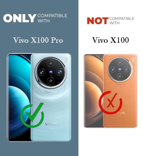 Image of Jkobi Back Case Cover for Vivo X100 Pro 5G (Textured Grip Design | Camera Protetion | Slim and Light Weight | Soft Touch and Feel | Black)