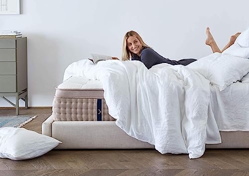 Image of Duvet Cover Set Single Size Bed (60x92 Inch) 1 Duvet Cover + 2 Pillow Covers with Zipper 400 TC Microfiber Luxurious Quilt, Comforter, Rajai, Dohar Blanket Cover (White)