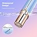 Facial Hair Remover for Women- as Seen on TV Painless Face Shaver -Mini Hair Remover, Electric Razor Shaver Portable Bikini Epilator for Lips, Chin, Armpit, Peach Fuzz, Fingers, Neck, Cheek(Blue)