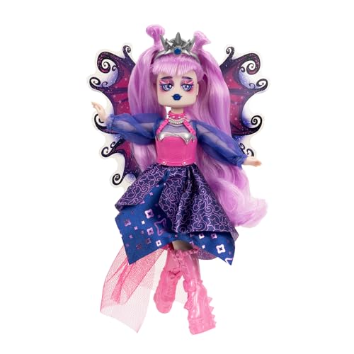 Royale High 9” Fashion Doll - Dark Fairy, Wave 1, Series 1 Doll - Fairy Journal, Comb, and Virtual Item Code Included - Ages 5+