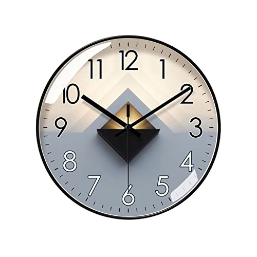 Horloge murale luxueuse légère XJBTBA décoration moderne en quartz