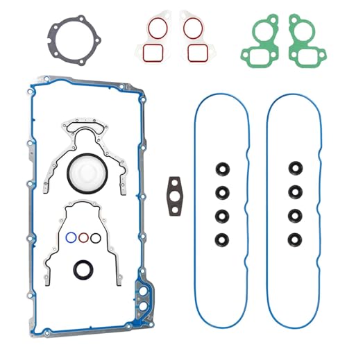 Image of LS Lower Gasket Set: CS9284 CS5975A for GM V8 4.8L 5.3L 5.7L 6.0L 6.2L | Includes Oil Pan, Front Timing Cover, Rear Main Seal & Valve Cover Gaskets, Fits Chevrolet, GMC Vehicles