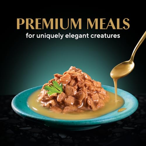 Sheba Gravy Indulgence Perfect Portions Adult Wet Cat Food Chicken & Beef & Salmon Entrée in Extra Gravy Variety Pack, (36) 75g Trays image 6