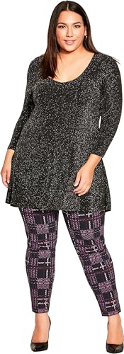 Women's Plus Size Pant Jemma Check