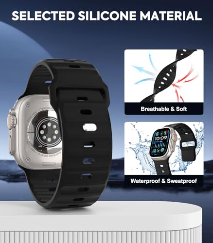 MoKo Ocean Band Compatible with Apple Watch 42/44/45/46/49mm - image 4