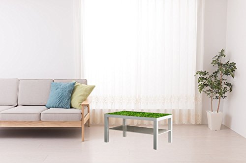 Vinilo para Mesa Ikea Lack Personalizada Cesped | Medidas 1,18 m x 0,78 m | Vinilo personalizado | Pegatina Decorativa Diseño Elegante
