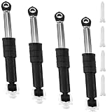 4 Pcs WH01X20826 Washer Shock Absorber and Pin Set for Kenmore GE Elite Washer Replace GFAN1000L4WW GFAN1000L2WW GFWN1000L1WW WH01X10260 WH01X10343 WH01X10385 WH01X10425 1264427 AP4265856 PS1482318