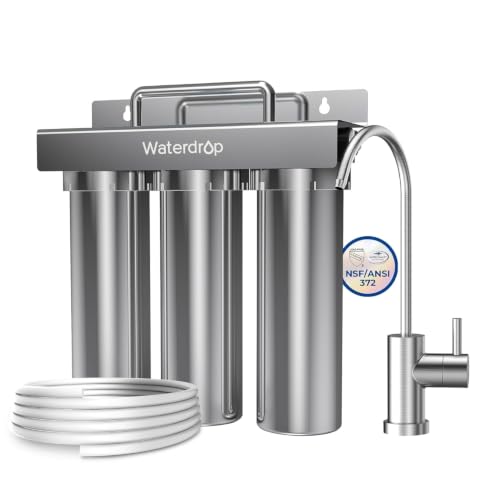 Waterdrop TST-B 0.01μm Under Sink Water Filter System with Dedicated Faucet