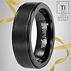 Willis Judd Best Dad Ever Ring Engraved Dad Ring In Gift Box Father's Day Gift Black Size Z #4