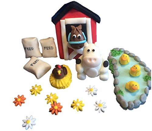 Edible barn farm set (4x2)