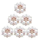 Construction en alliage de qualité : fabriquées à partir d'un alliage robuste et de boutons en de , les couvre-boutons de chemise amovibles résistent à l'usure quotidienne, conservant leur charme brillant et leur charme pour une utilisation à long terme, boutons ronds en , ornements en de fleurs rondes