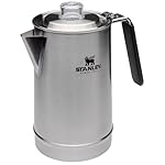 STANLEY Hold Tight Percolator Coffee Pot 1.1 qt | Stainless Steel 6 Cup Coffee Maker | Stove Top or Open Fire | Backpacking, Camping, Hiking Cookware | BPA-Free | Stainless Steel - Image 2