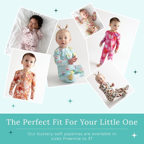 Image of Posh Peanut Convertible Baby Sleepers - Footless Baby Pajamas with 2 Way Zipper for Easy Diaper Changes