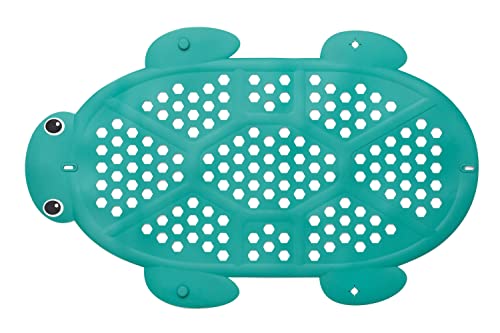 Infantino 2-in-1 Bath Mat with Storage Basket - Skid Resistant Mat with Suction Cups