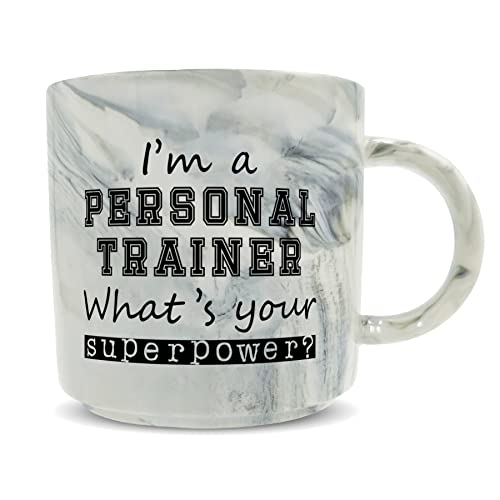 Hippowarehouse I'm A Personal Trainer What's Your Superpower? Printed Mug Various Colour Options Ceramic Cup Kitchenware 11oz