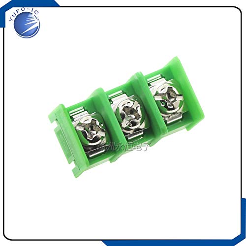 Davitu 10PCS/LOT KF7.62-2P/3P/4P Terminal 7.62-2PIN 3PIN 4 PIN 7.62MM KF spacing - (Color: 2Pin Green)