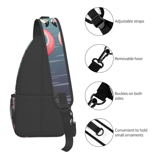 Mochila cruzada pequeña para senderismo unisex miniatura 4