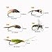 Aymzbd 10 Pieces Fly Fishing Lures with Storage Box, Artificial Baits Hooks, Fishing Baits for Walleye River