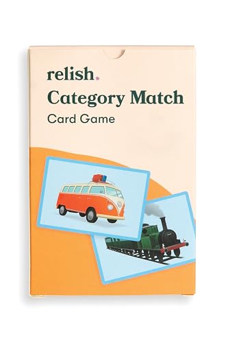 Relish - Categoría Juego de cartas a juego a presión, imágenes grandes - Actividades para el Alzheimer y la demencia, juguetes para ancianos/personas mayores, juego 3 en 1