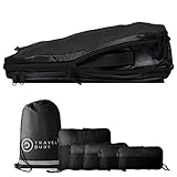 APTAS PARA CUALQUIER VIAJERO ➔ Las bolsas de ropa tienen un tamaño óptimo para maletas de cabina, bolsas de fin de semana, mochilas, bolsos y equipaje de mano. Tanto si viaja por placer como por trabajo, los cubos de embalaje simplifican su viaje