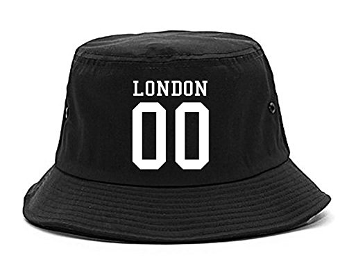 Kings Of NY London Team Jersey Paris French England Europe Bucket Hat Black