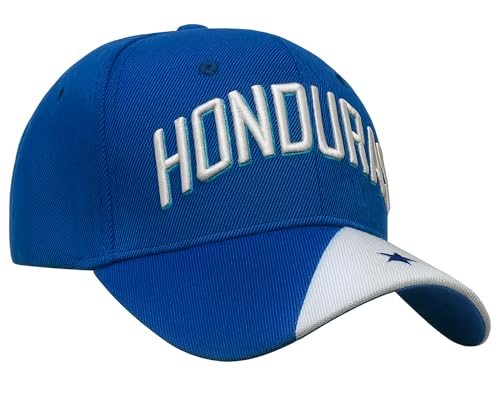 Gorra de béisbol ajustable Honduras azul miniatura 2