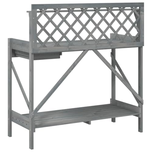 Mesa para plantas de madera que soluciona la falta de espacio en balcón 7