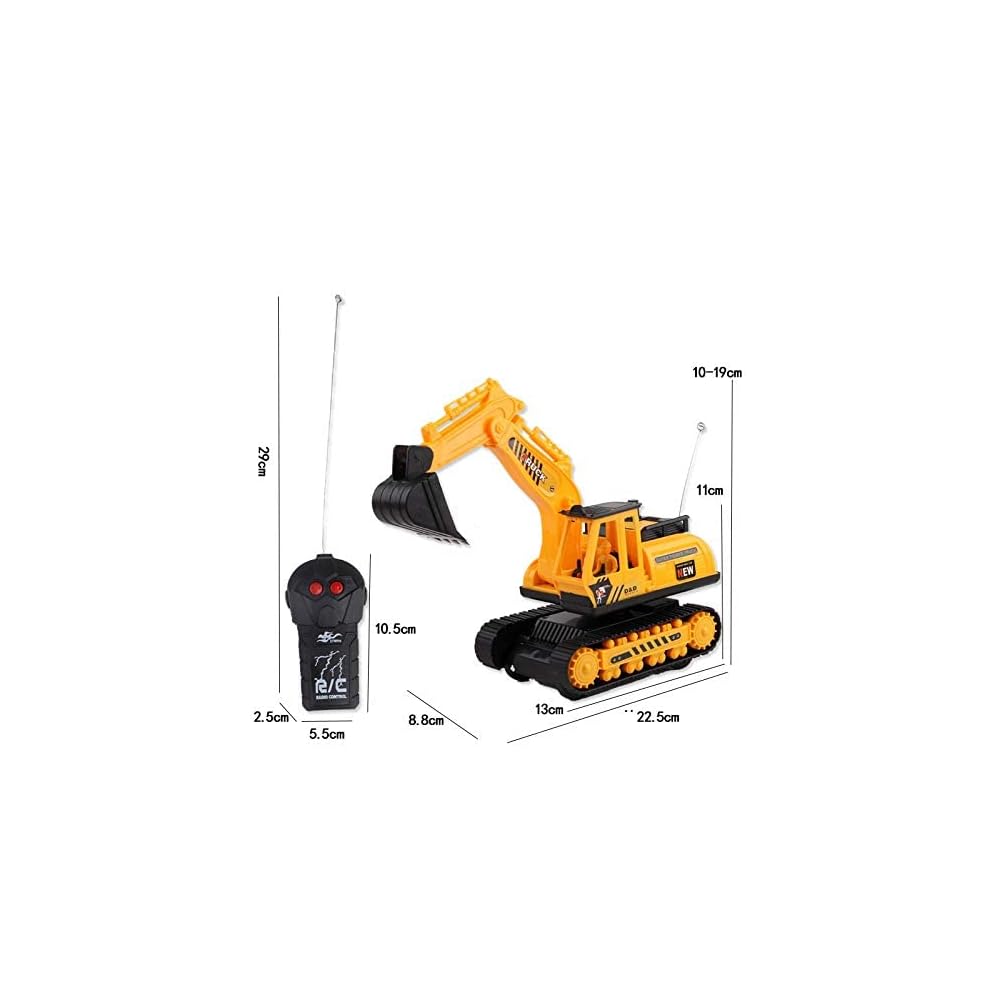 Buy VOLL Remote Control Excavator Toy Truck RC Construction Vehicles