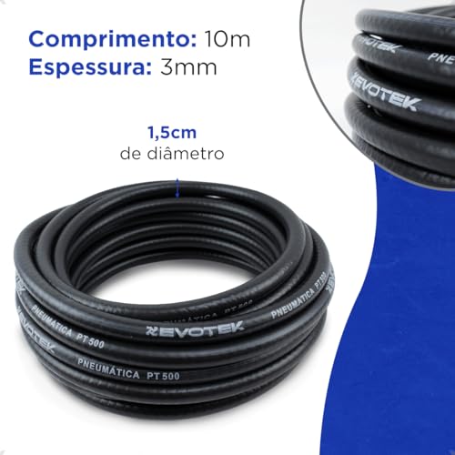 Mangueira Compressor De Ar 5/16 500psi 10Mts Universal