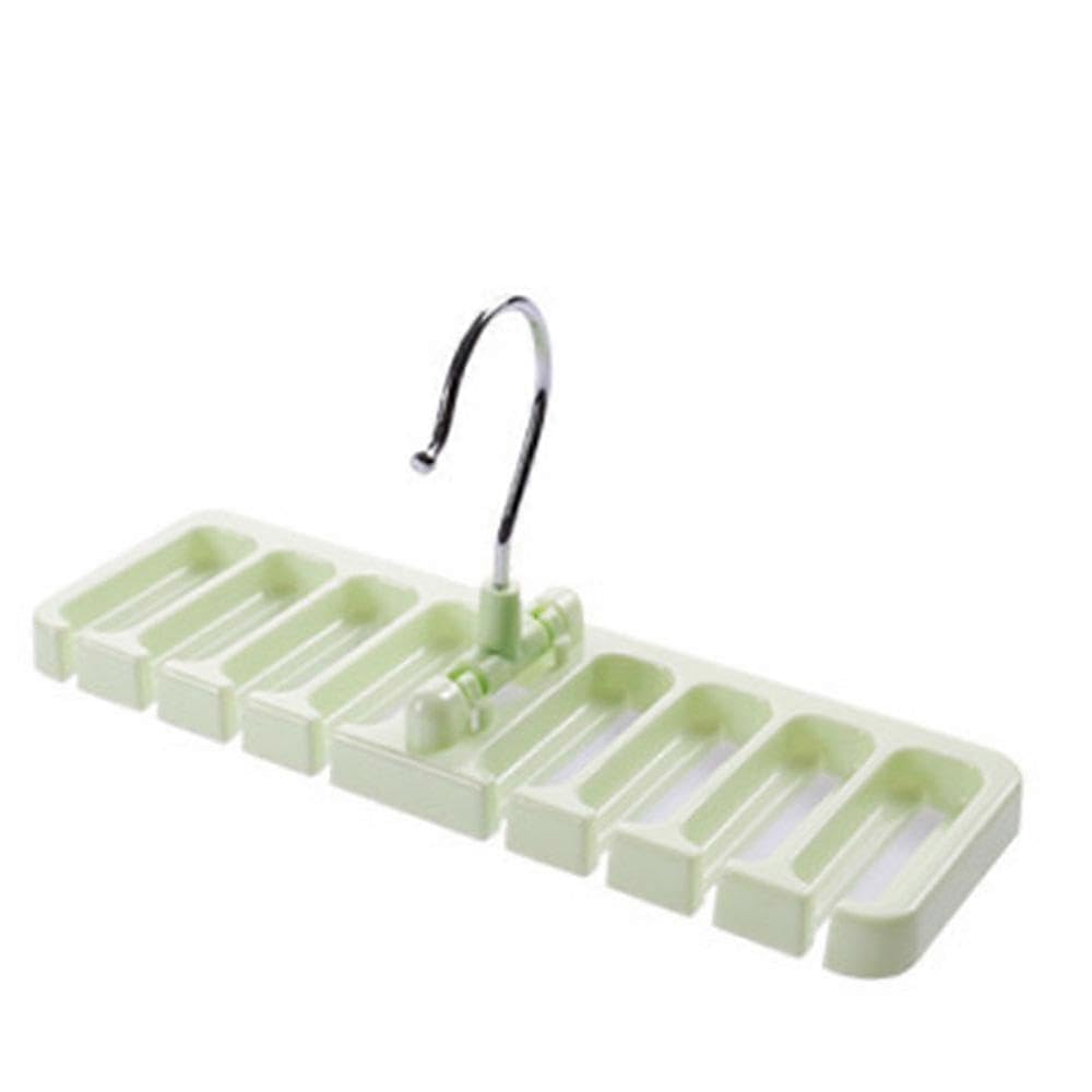 JOYHAPPST Belt Holder Rack Holder 10 Slot Tie Belt Scarf Rack Organizer Sturdy Plastic Closet Wardrobe Space Saver