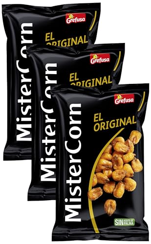 Grefusa Maíz Frito Mistercorn Original, 160g (Paquete de 3)