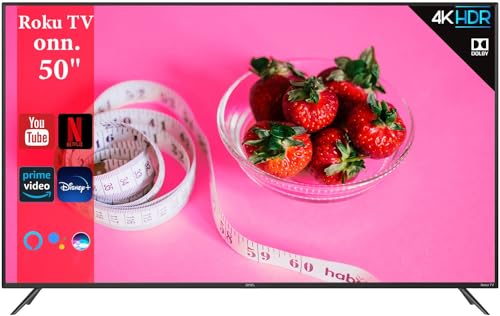 ONN Smart Televisión de 50' Pulgadas Serie 4K 2160P...