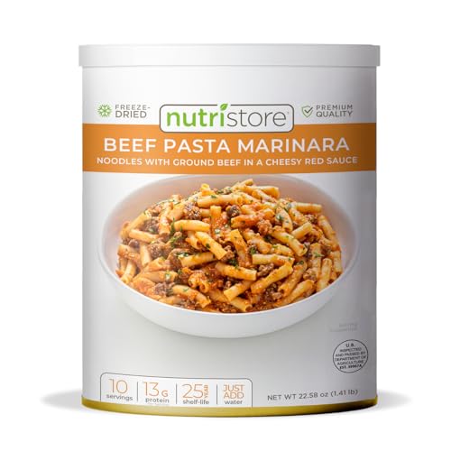 Nutristore Freeze-Dried Beef Pasta Marinara