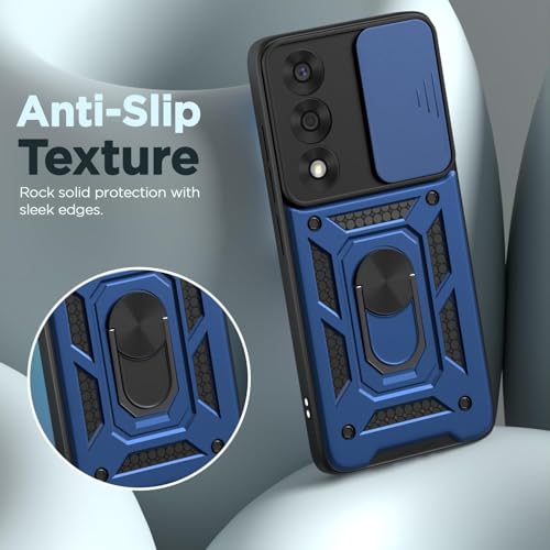 Image of AIBEX Back Cover for OnePlus Nord 5 5G | D10 Tough Armor Case | Sliding Camera Shield | 360 Protection | Kickstand Ring Holder | Military-Grade