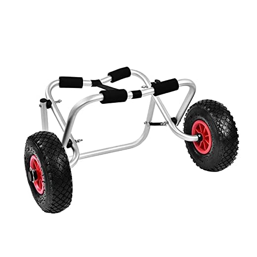 Cartfor Sit On Top, Cart Aluminium Boat, Kanot för att bära kajaker och kanoter 80 kg / 176 lb vikt