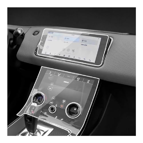 Film Protecteur d'écran en TPU pour Système Navigation GPS Voiture Range Rover Evoque 2020-2021