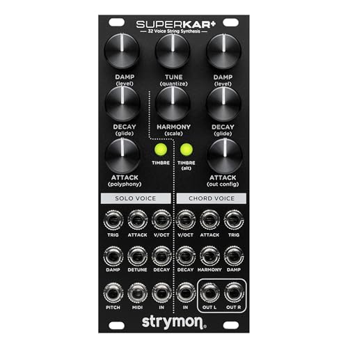 Strymon SuperKar+ 32 voix synthétiseur modulaire pour créer en studio