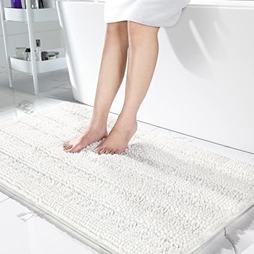 Amazon.com: Yimobra Bathroom Rug Mat, Extra Thick and Super Absorbent ...