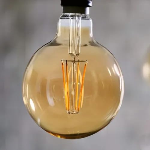 Kian - Lâmpada Led Antique Noveau G95 4W Base E27 2.200K Branca Quente Bivolt