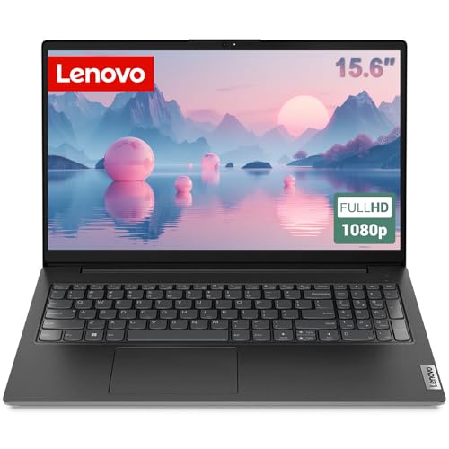 Lenovo 15.6 FHD Laptop 2026 Edition for Business & Education Ready, Office 365 with Copilot AI, 8GB DDR4, 256GB PCIE SSD, WiFi, HDMI, Lightweight, Fast Charging, All-Day Battery, Windows 11, Black