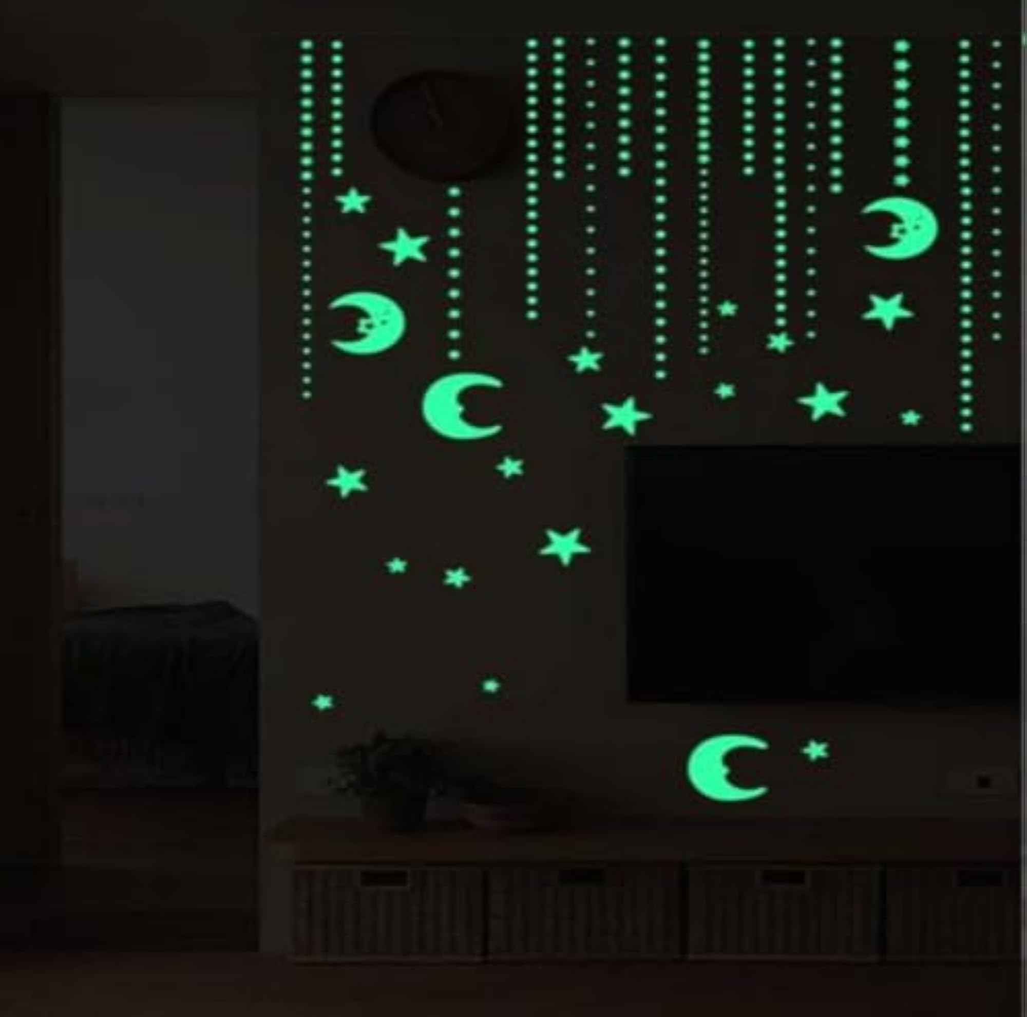 Glow in the Dark Space Wall Stickers