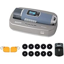 JWM Long Range RFID Guard Tour System, Security Patrol Wand with 30m Reading Distance, Built-in Flashlight and Thermometer, Free Standalone and Cloud Software for Industrial, Healthcare