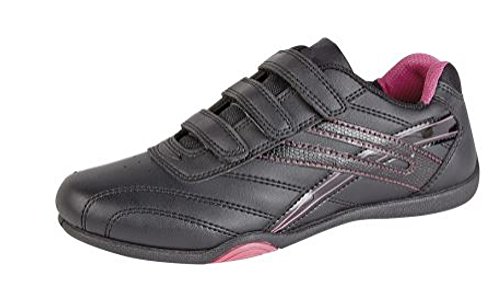 PDQ T657 - Zapatillas para mujer, NEGRO - BLACK/FUCHSIA, 40