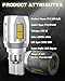 W16W T15 Canbus Bombillas LED, OUSHI 12V 16W 6500K Xenon Blanco 921...