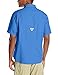 Columbia Sportswear Bait Caster Short Sleeve Shirt, Vivid Blue, Medium