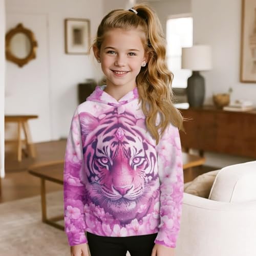 Image of GLUDEAR Teen Boys Girls Novelty Animal Galaxy Hoodies Sweatshirts Pullover