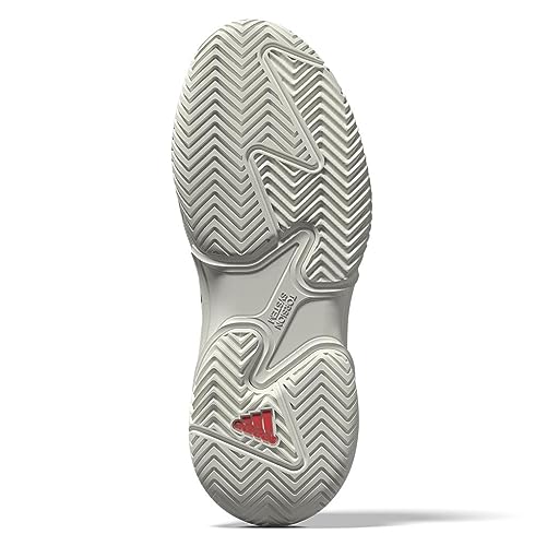 adidas Women's Barricade Tennis Sneaker, Team Royal Blue/Off White/Bright Red, 10.54