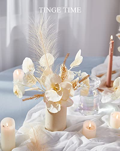 Tinge Time Artificial Greenery Spray Box Set 32Pcs, Artificial Bouquet Filler Eucalyptus Spray 5 Kinds Of Flower Picks For Diy Home Decor Arrangement Wreath Wedding (Champagne) #TOP3